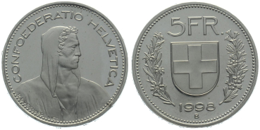5 Franken Münze