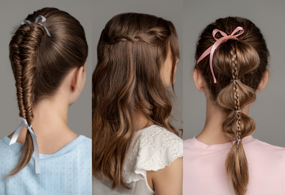 Haare flechten Kinder